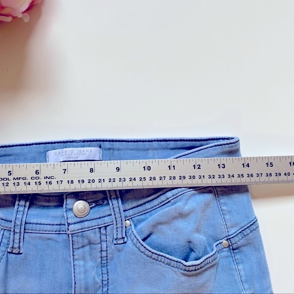 Cambio Parla Faded Blue Jeans Skinny Stretch  Size 4 - Picture 6 of 10